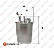 E148159 Palivový filter EUROREPAR