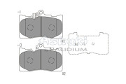 L114-01 Sada brzdových platničiek kotúčovej brzdy ASHUKI by Palidium