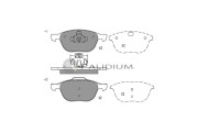 P1-1023 Sada brzdových platničiek kotúčovej brzdy ASHUKI by Palidium