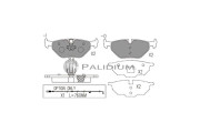P1-1037 Sada brzdových platničiek kotúčovej brzdy ASHUKI by Palidium