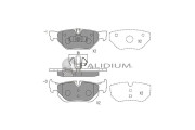 P1-1088 Sada brzdových platničiek kotúčovej brzdy ASHUKI by Palidium