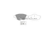 P1-1190 Sada brzdových platničiek kotúčovej brzdy ASHUKI by Palidium