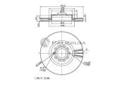 P330-018 Brzdový kotúč ASHUKI by Palidium