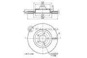 P330-056 Brzdový kotúč ASHUKI by Palidium