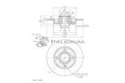 P331-114 Brzdový kotúč ASHUKI by Palidium