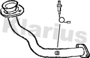 301336 Výfukové potrubie KLARIUS