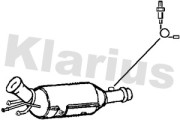 390106 Filter sadzí/pevných častíc výfukového systému KLARIUS