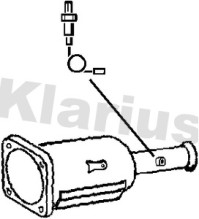 390697 Filter sadzí/pevných častíc výfukového systému KLARIUS