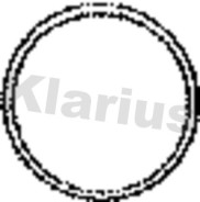 410160 Tesniaci krúżok pre výfuk. trubku KLARIUS