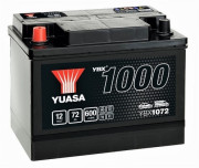 YBX1072 YUASA Startovací baterie 12V / 72Ah / 600A - levá (YBX1000) | YBX1072 YUASA