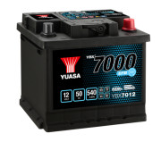 YBX7012 żtartovacia batéria YBX7000 EFB Start Stop Plus Batteries YUASA