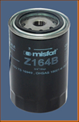 Z164B Olejový filter MISFAT
