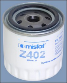Z402 Olejový filter MISFAT