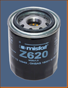 Z620 Olejový filter MISFAT