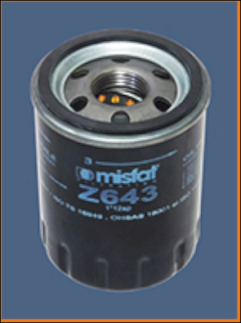 Z643 Olejový filter MISFAT