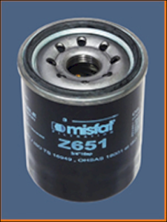 Z651 Olejový filter MISFAT