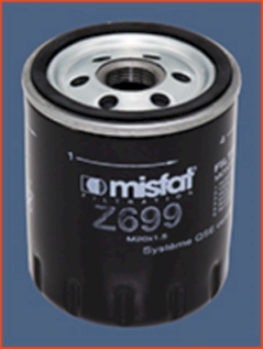 Z699 Olejový filter MISFAT