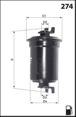 E131 Palivový filter MISFAT