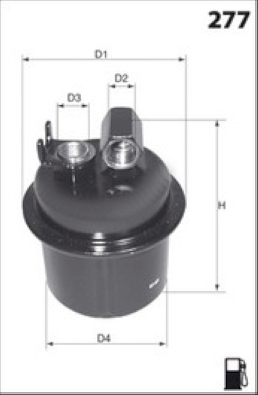 E122 Palivový filter MISFAT