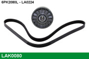 LAK0080 Ozubený klinový remeň - Sada LUCAS