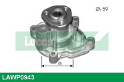 LAWP0943 Vodné čerpadlo, chladenie motora LUCAS