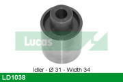 LD1038 Napínacia kladka ozubeného remeňa LUCAS