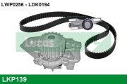 LKP139 Vodné čerpadlo + sada ozubeného remeňa LUCAS