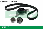 LKP217 Vodné čerpadlo + sada ozubeného remeňa LUCAS
