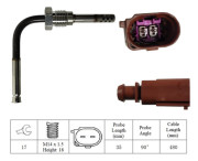 LGS7130 Snímač teploty výfukových plynov Lucas LUCAS