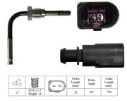 LGS7180 Snímač teploty výfukových plynov Lucas LUCAS
