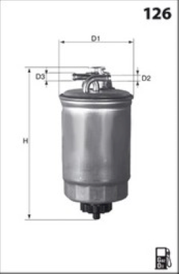 LFDF119 Palivový filter LUCAS