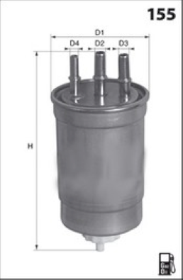 LFDF140 Palivový filter LUCAS