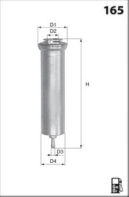 LFDF171 Palivový filter LUCAS