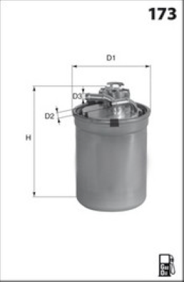 LFDF161 Palivový filter LUCAS