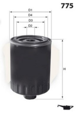 LFOS120 Olejový filter LUCAS