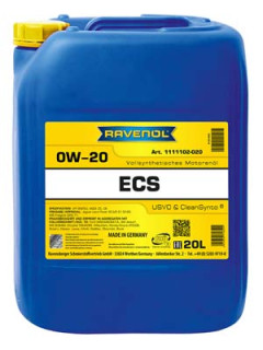 1111102-020-01-999 RAVENOL motorový olej ECS SAE 0W-20 - 20 litrů | 1111102-020-01-999 RAVENOL