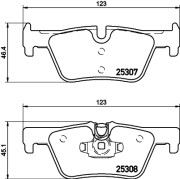 8DB 355 019-971 Sada brzdových platničiek kotúčovej brzdy HELLA PAGID