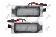 L37-210-0005LED Osvetlenie poznávacej značky Tuning / Accessory Parts ABAKUS