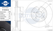 RT 20155-GL Brzdový kotúč ROTINGER