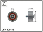500486 Vratná/vodiaca kladka rebrovaného klinového remeňa CAFFARO
