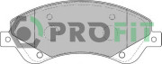 5000-1929 Sada brzdových destiček, kotoučová brzda PROFIT