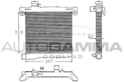 100247 Chladič motora AUTOGAMMA