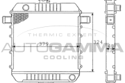 100653 Chladič motora AUTOGAMMA