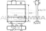 100739 Chladič motora AUTOGAMMA