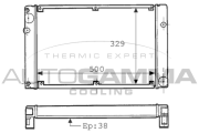 100817 Chladič motora AUTOGAMMA