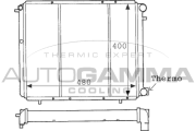 100855 Chladič motora AUTOGAMMA