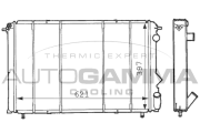 100887 Chladič motora AUTOGAMMA