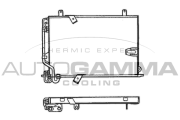 101569 Kondenzátor klimatizácie AUTOGAMMA