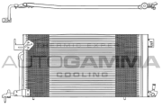 101597 Kondenzátor klimatizácie AUTOGAMMA