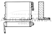 102595 Kondenzátor klimatizácie AUTOGAMMA